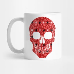 Spider Web Skull Mug